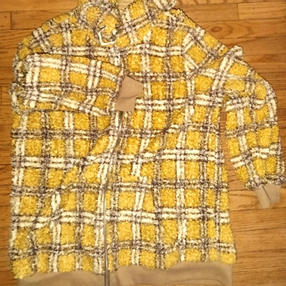 ModCloth Feeling Warm and Fuzzy hooded jacket size XL NWT retro style - Picture 3 of 7